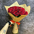 15 алых роз в крафте - Фото 3