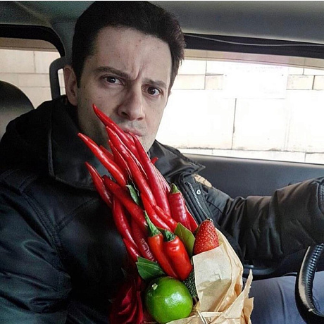 Букет цветов Алые паруса 25 см - Фото 3