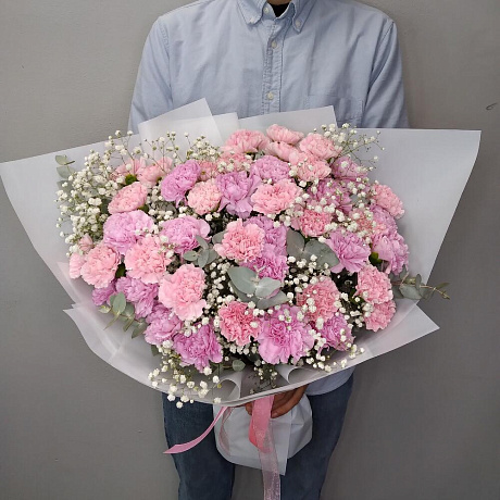 Букет из гвоздик №162 - Фото 2