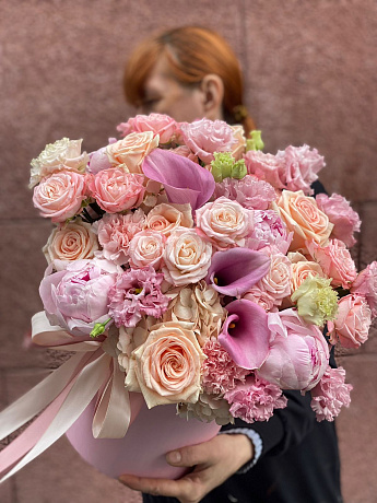 Цветы в коробке Luxury Flowers Сны о любви - Фото 3