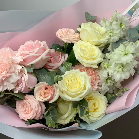 Букет цветов Нежные чувства №162 - Фото 3