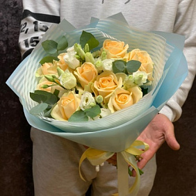 Букет цветов "peach color"