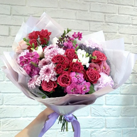 Букет из хризантем "Annet"