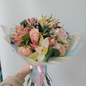 Букет "Дикая орхидея" №162