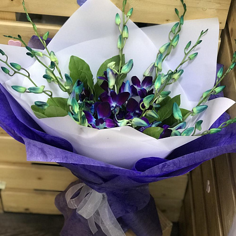 Букет цветов Ультрафиолет №160 - Фото 4