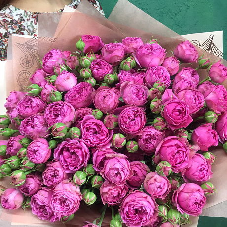 Пионовидная роза Мисти баблс №160 - Фото 2