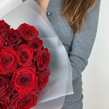 Букет «Стильный красный» - Фото 6
