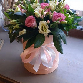 Красивая композиция цветов для любимой девушки "Нежность"