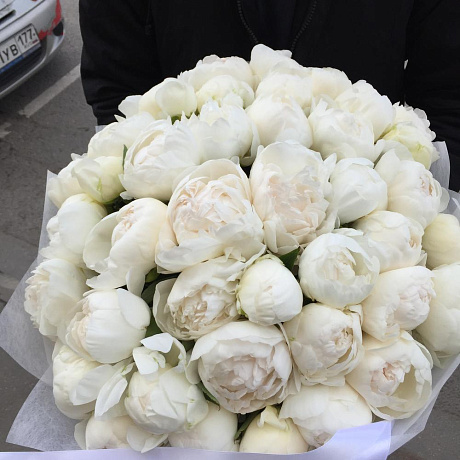 Букет цветов Белые жемчужины - Фото 6