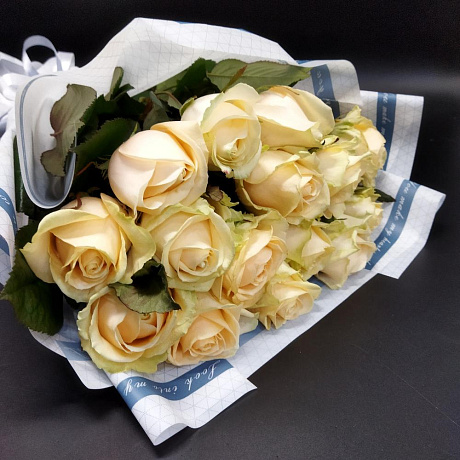 Букет цветов Пич Аваланж №160 - Фото 3