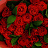 Розы. Букет из 29 красных роз. N13 - Фото 6