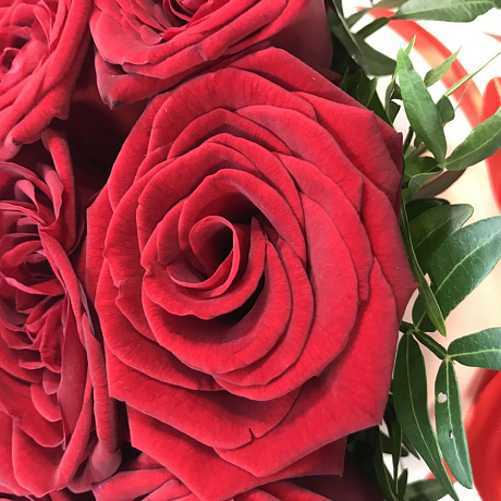 Коробки с цветами. Розы. Красные. N152 - Фото 2