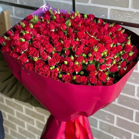 Розы кустовые ред XL - Фото 2