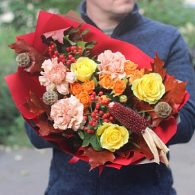 Букет из роз "Bouquet autumn 2"