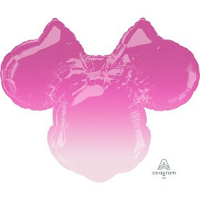 Фигура шар "Микки Маус" розовый градиент