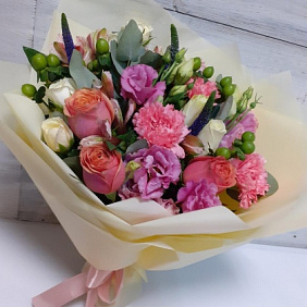 Букет цветов "Изысканный Париж"