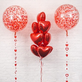 Композиция из шаров "Вау-эффект"