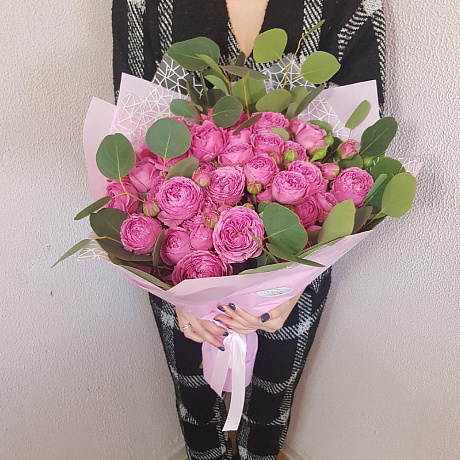 Букет цветов Фламинго №163 - Фото 3