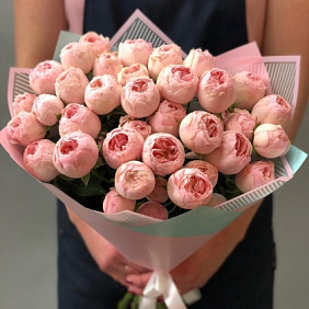 Букет Пионовидных роз №162