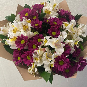 Букет цветов "Кокетка" №172