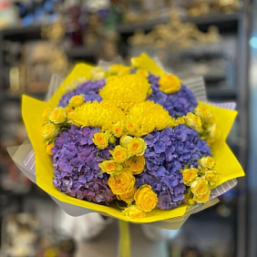 Букет цветов "Брайти"