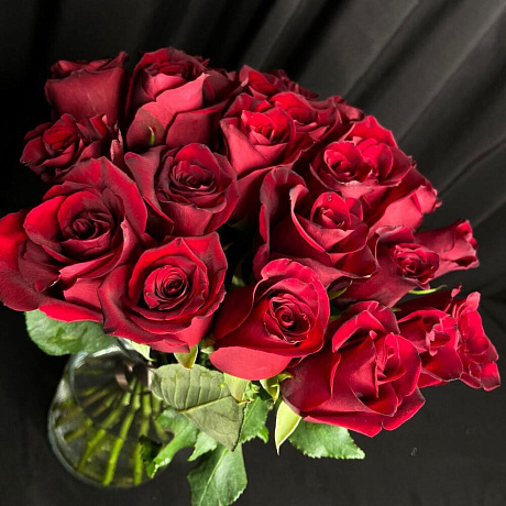 Букет из 25 красных роз №160 - Фото 3