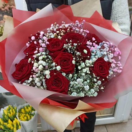 Букет «Алые Цветы» - Фото 2