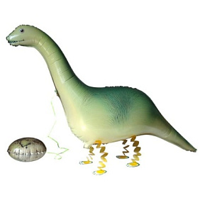 Ходячая фигура шар "Динозавр с яйцом" 117 см