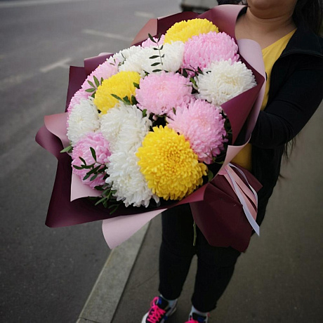 Букет микс Рай №160 - Фото 3