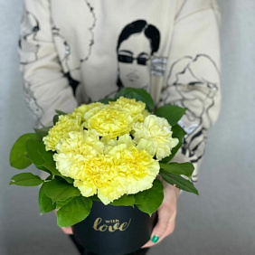 Коробка цветов "Солнечное настроение"