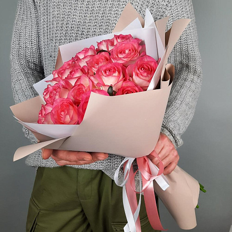 Букет цветов Теплые чувства №160 - Фото 3