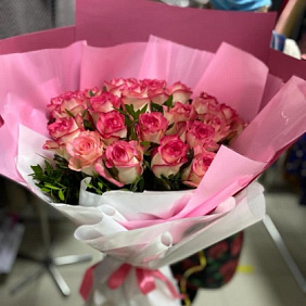 Букет цветов "Розовый Закат" №160