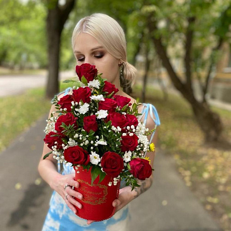 Композиция из цветов «Страсть» - Фото 5