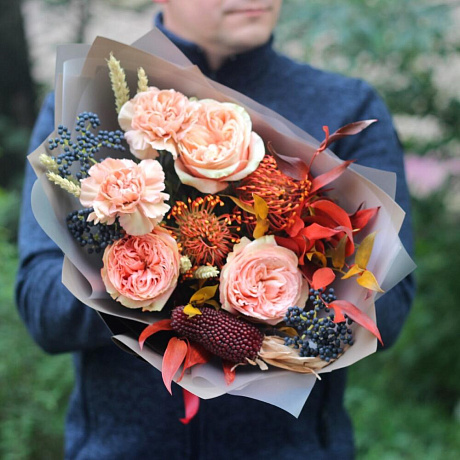 Букет из роз Bouquet autumn 1 - Фото 2