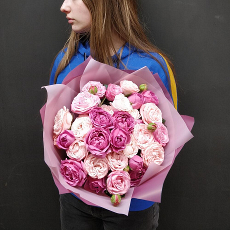 Букет цветов Монпасье люкс - Фото 6