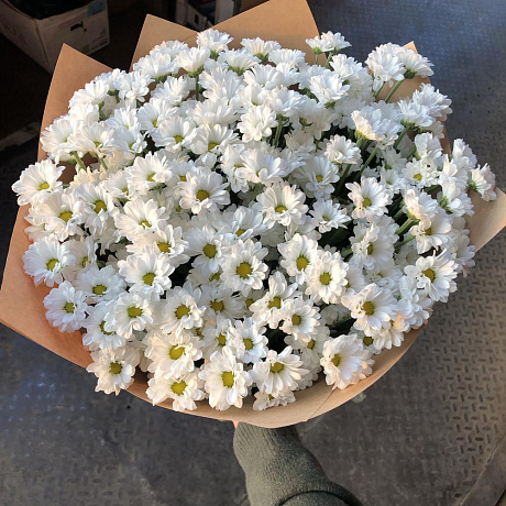 Букет из 21 хризантемы - Фото 2