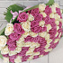 Букет из 101 розово-белой розы - Фото 4