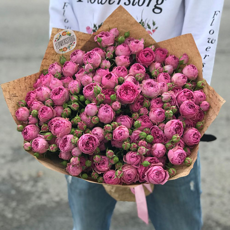 Розы. Пионовидная кустовая роза. N228 - Фото 2