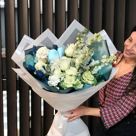 Букет цветов Тайная мечта №160 - Фото 2