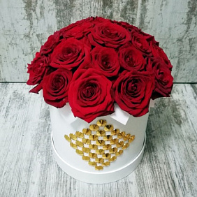 Букет цветов "Золото Вегаса"