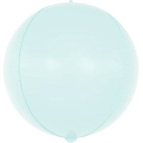 Шар сфера 3D "Макарунс" (светло голубой)