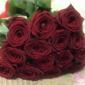 Букет из 15 ароматных роз №160