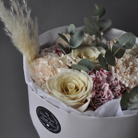 Букет «Капучино с малиной» - Фото 3