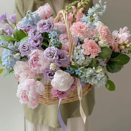 Корзина с цветами Luxury Flowers Летнее настроение - Фото 5