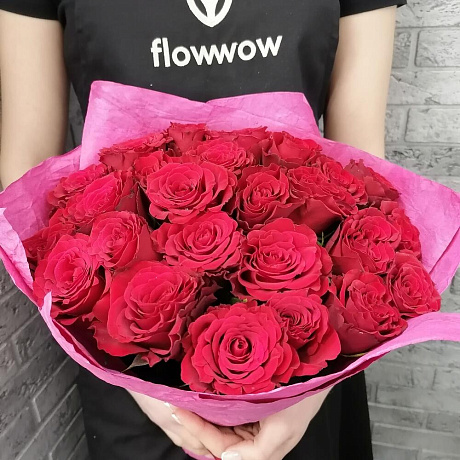 Букет 25 роз все для любви №2 - Фото 5