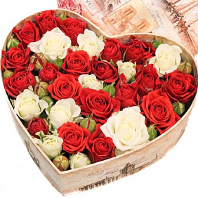 Букет цветов "с любовью" №161