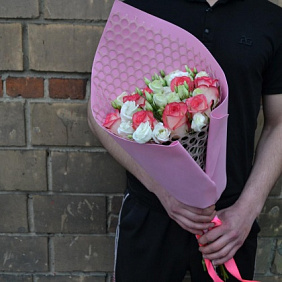 Букет цветов «Яркий букет» №166