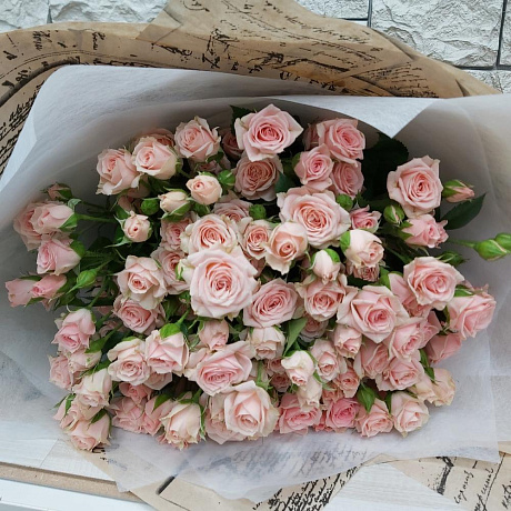 Букет цветов Морозное утро №160 - Фото 6