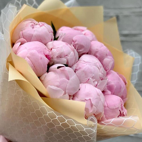 Букет цветов Пиономания №165 - Фото 3