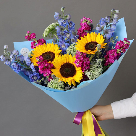 Букет Тёплый август - Фото 4